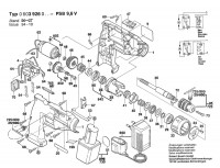 Bosch 0 603 926 027 Psb 9,6 V Cordless Impact Drill 9.6 V / Eu Spare Parts